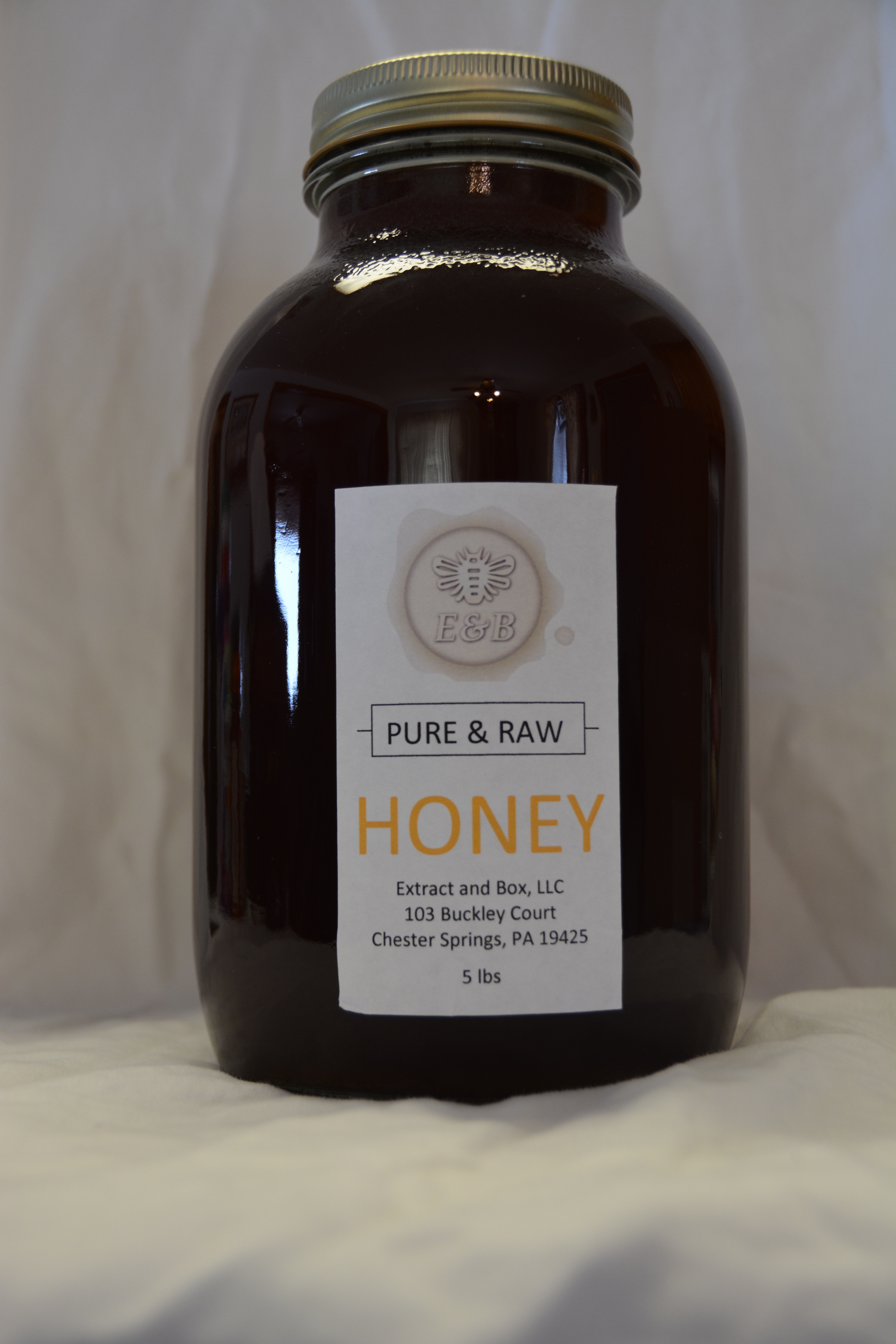 5lb Fall Honey Jar
